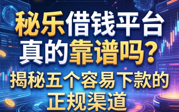 秘乐借钱平台真的靠谱吗？揭秘五个容易下款的正规渠道