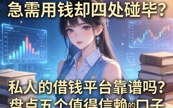 急需用钱却四处碰壁？私人的借钱平台靠谱吗？盘点五个值得信赖的口子