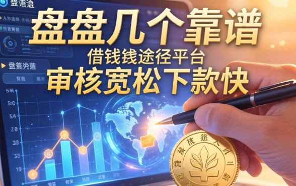 盘点几个靠谱的借钱途径平台，审核宽松下款快