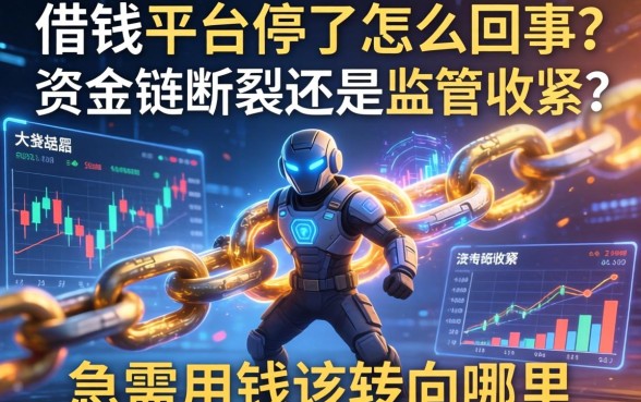 借钱平台停了怎么回事？资金链断裂还是监管收紧？急需用钱该转向哪里？