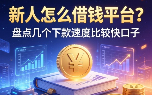 新人怎么借钱平台？盘点几个下款速度比较快的口子