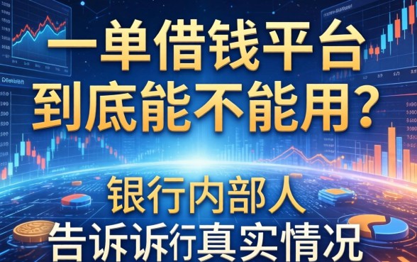 单个借钱平台到底能不能用？银行内部人告诉你真实情况