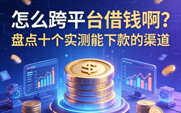 怎么跨平台借钱啊？盘点十个实测能下款的渠道