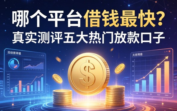 哪个平台借钱最快？真实测评五大热门放款口子