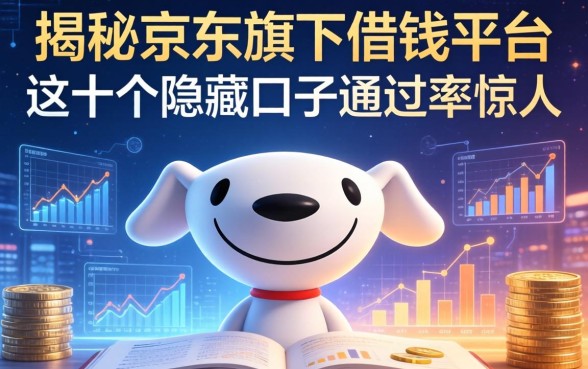 揭秘京东旗下借钱平台，这十个隐藏口子通过率惊人
