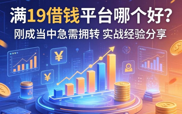 满19借钱平台哪个好？刚成年急需周转的实战经验分享