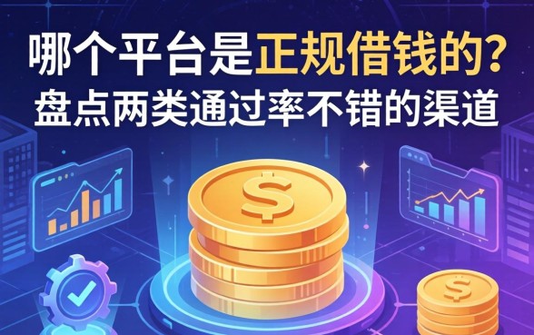 哪个平台是正规借钱的？盘点两类通过率不错的渠道