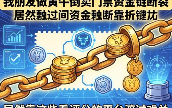 我朋友做黄牛倒卖门票资金链断裂，居然靠这些不看评分的平台渡过难关