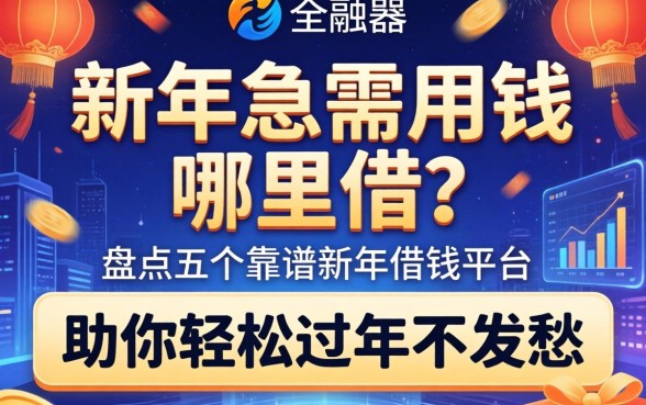 新年急需用钱哪里借？盘点五个靠谱新年借钱平台，助你轻松过年不发愁