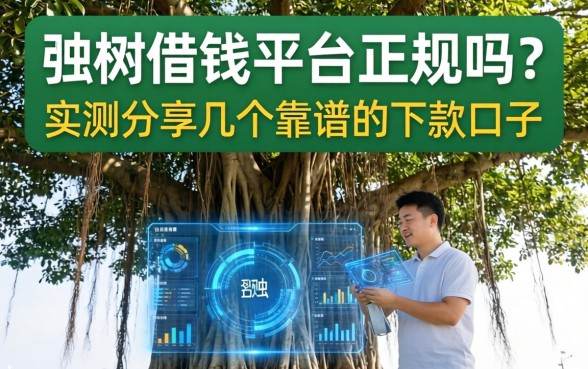 榕树借钱平台正规吗？实测分享几个靠谱的下款口子