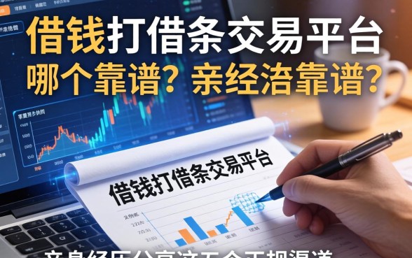 借钱打借条交易平台哪个靠谱？亲身经历分享这五个正规渠道