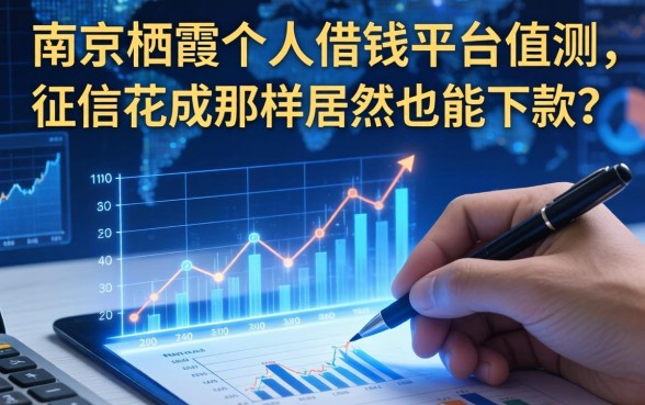 南京栖霞个人借钱平台实测：征信花成那样居然也能下款？
