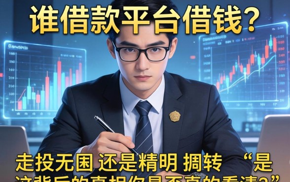 谁在借款平台借钱？是走投无路还是精明周转，这背后的真相你是否真的看清？