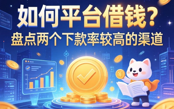如何在平台借钱？盘点两个下款率较高的渠道分享
