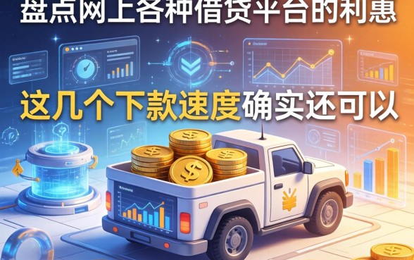 盘点网上各种借钱平台，这几个下款速度确实还可以