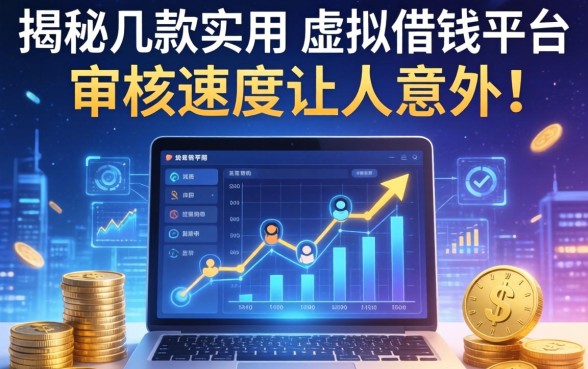 揭秘几款实用的虚拟借钱平台，审核速度让人意外
