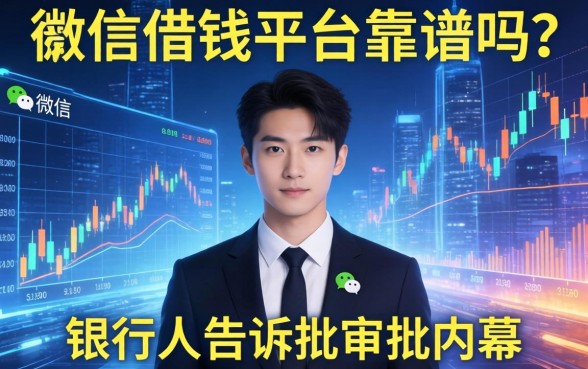徽信借钱平台靠谱吗？银行人告诉你审批内幕
