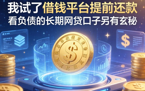 我试了借钱平台提前还款，发现不看负债的长期网贷口子另有玄机