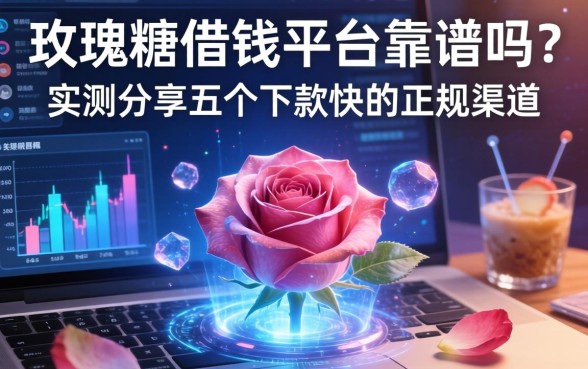 玫瑰糖借钱平台靠谱吗？实测分享五个下款快的正规渠道