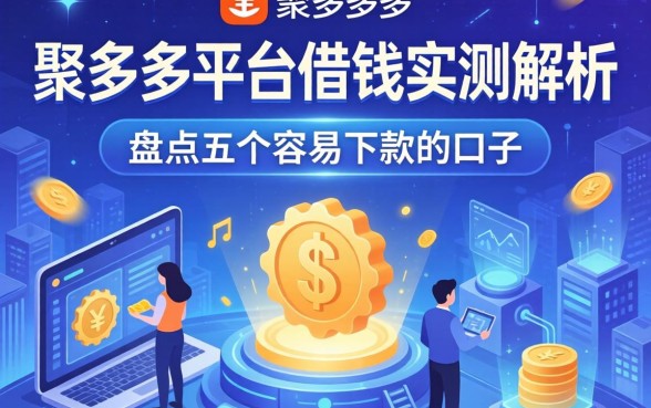 聚多多平台借钱实测解析，盘点五个容易下款的口子
