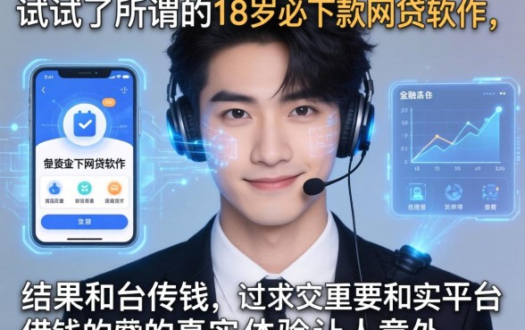 我试了所谓的18岁必下款网贷软件，结果和平台借钱的真实体验让人意外