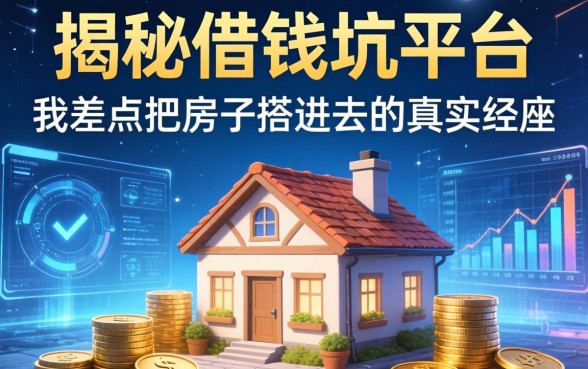 揭秘借钱坑平台：我差点把房子搭进去的真实经历