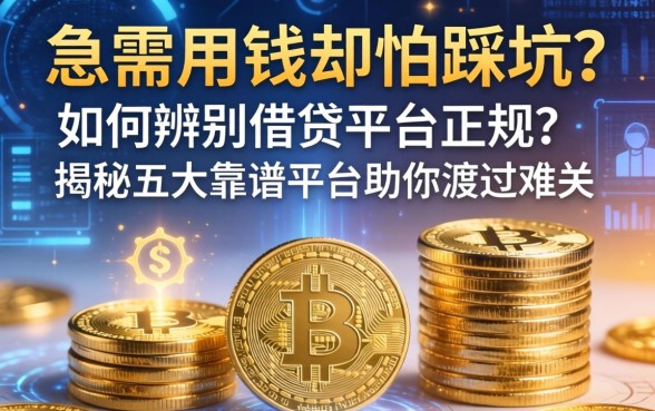 急需用钱却怕踩坑？如何辨别借钱的平台正规？揭秘五大靠谱平台助你渡过难关