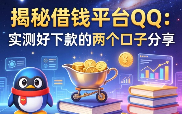 揭秘借钱平台QQ：实测好下款的两个口子分享
