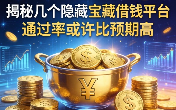 揭秘几个隐藏的宝藏借钱平台，通过率或许比预期高