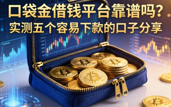 口袋金借钱平台靠谱吗？实测五个容易下款的口子分享