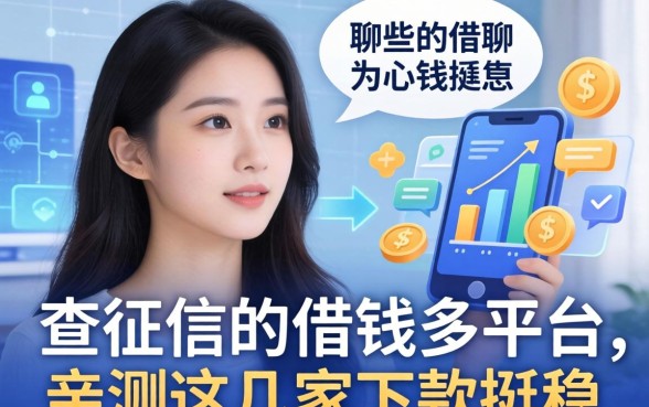 聊聊那些不查征信的借钱多平台，亲测这几家下款挺稳