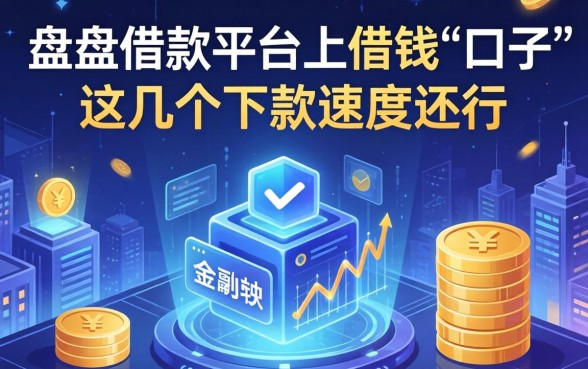 盘点借款平台上借钱的新口子：这几个下款速度还行