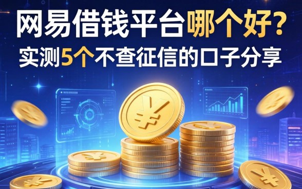 网易借钱平台哪个好？实测5个不查征信的口子分享