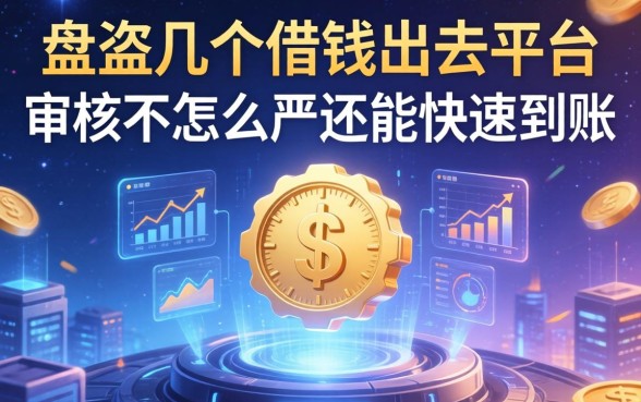 盘点几个借钱出去的平台，审核不怎么严还能快速到账