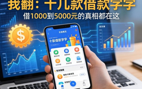 我翻了十几款借款软件，发现借1000到5000元的真相都在这