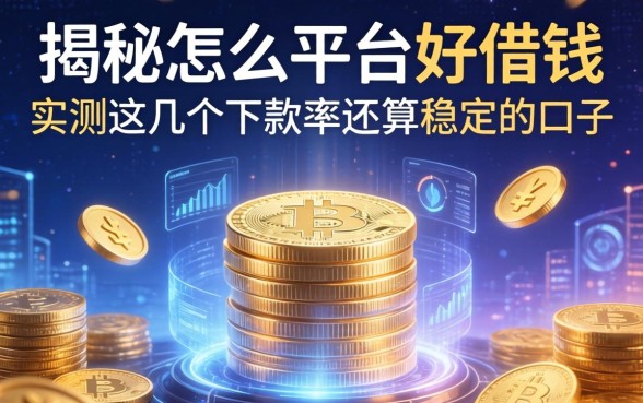 揭秘怎么平台好借钱：实测这几个下款率还算稳定的口子