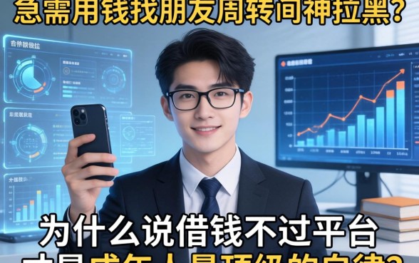 急需用钱找朋友周转却被拉黑？为什么说借钱不过平台才是成年人最顶级的自律？