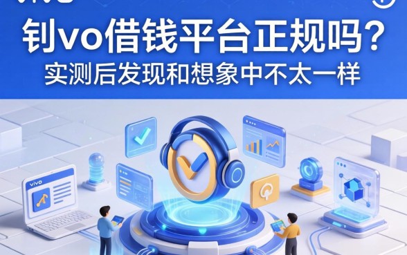 vivo借钱平台正规吗？实测后发现和想象中不太一样