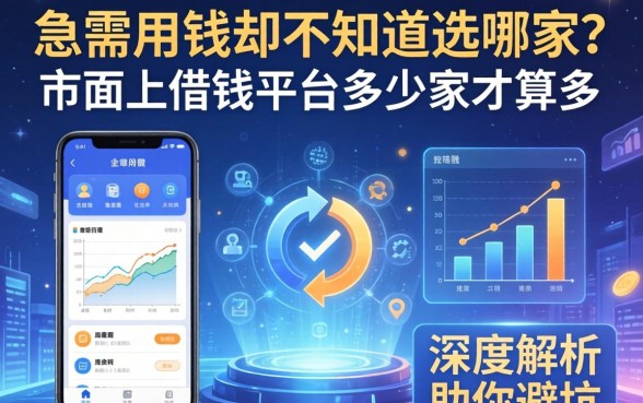 急需用钱却不知道选哪家？市面上借钱平台多少家才算多？深度解析助你避坑