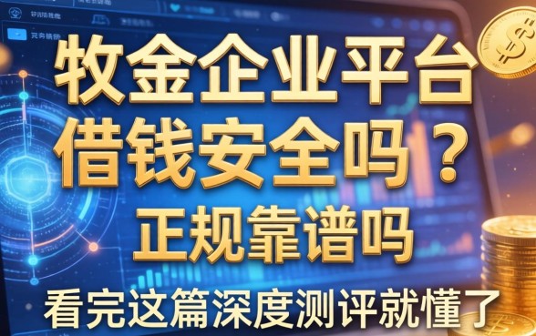 牧金企业平台借钱安全吗？正规靠谱吗？看完这篇深度测评就懂了