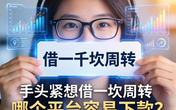 手头紧想借一千块周转，哪个平台容易下款？