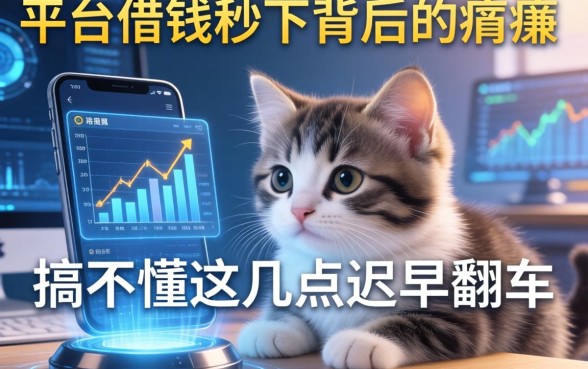 平台借钱秒下背后的猫腻，搞不懂这几点迟早翻车