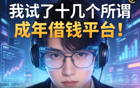 我试了十几个所谓成年借钱平台，发现手机小额黑户快速贷款app的真相和传闻完全不同