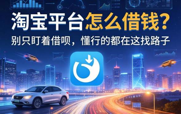 淘宝平台怎么借钱？别只盯着借呗，懂行的都在这找路子