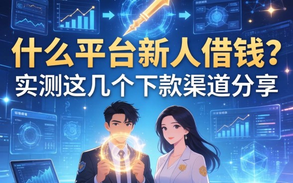 什么平台新人借钱？实测这几个下款渠道分享