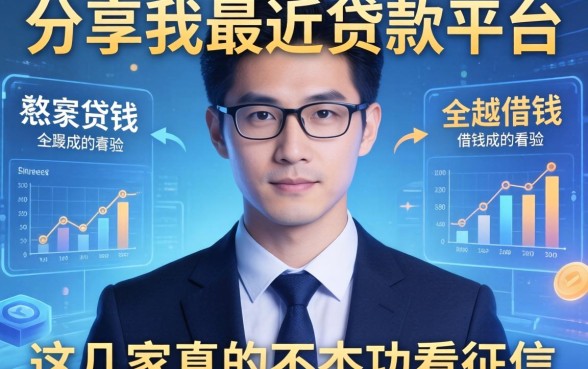 分享下我最近贷款平台借钱成功的经验，这几家真的不怎么看征信