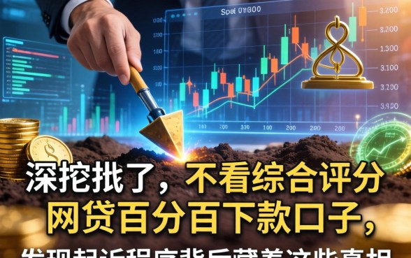 我深挖了不看综合评分的网贷百分百下款口子，发现起诉程序背后藏着这些真相