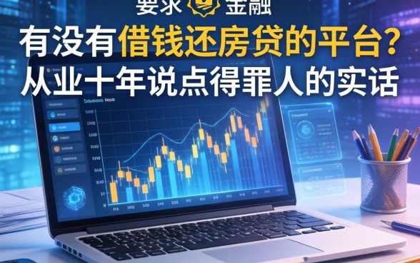 有没有借钱还房贷的平台？从业十年说点得罪人的实话
