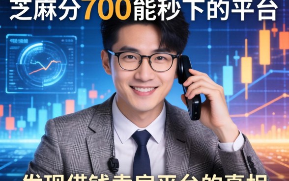 我翻遍了芝麻分700能秒下的平台，发现借钱卖房平台的真相