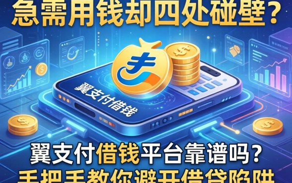 急需用钱却四处碰壁？翼支付借钱平台靠谱吗？手把手教你避开借贷陷阱